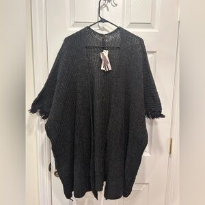KIMONO oversized short sleeve cardigan